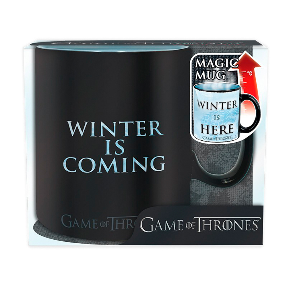 Кружка-хамелеон ABYSTYLE GAME OF THRONES Winter Is Here 460 мл (ABYMUG445) Особенности изменение раскраски при нагреве