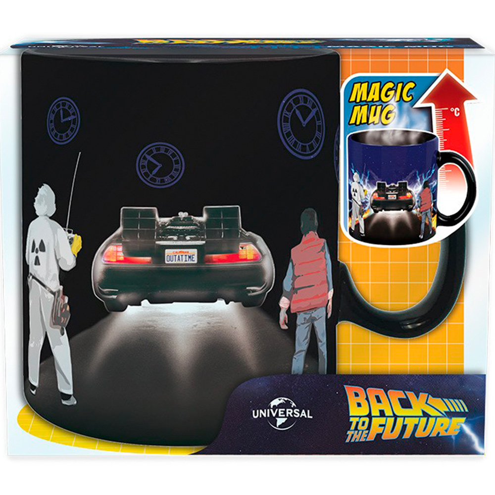Кухоль-хамелеон ABYSTYLE BACK TO THE FUTURE Time Machine 460 мл (ABYMUG875) Матеріал Кераміка