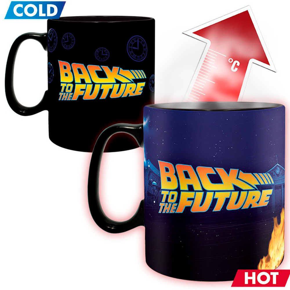 Кухоль-хамелеон ABYSTYLE BACK TO THE FUTURE Time Machine 460 мл (ABYMUG875) Колір багатобарвний