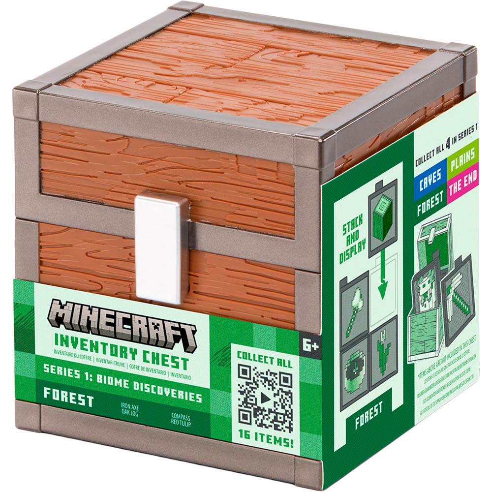 Ігровий атрибут NOBLE COLLECTION MINECRAFT Loot Chest Forest 10 см (NN3493) Особливості Розмір: 10 см;