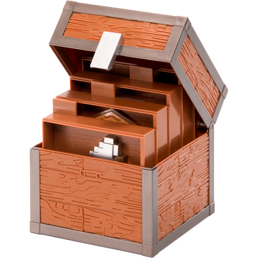 Ігровий атрибут NOBLE COLLECTION MINECRAFT Loot Chest Forest 10 см (NN3493) Колір багатобарвний
