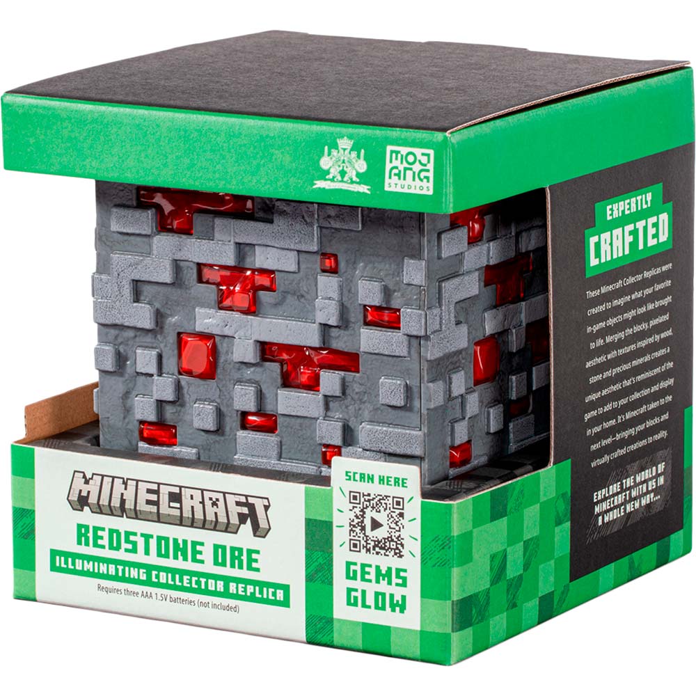 Игровой атрибут NOBLE COLLECTION MINECRAFT Redstone ore 10см (NN3725) Особенности Размер 10 см;