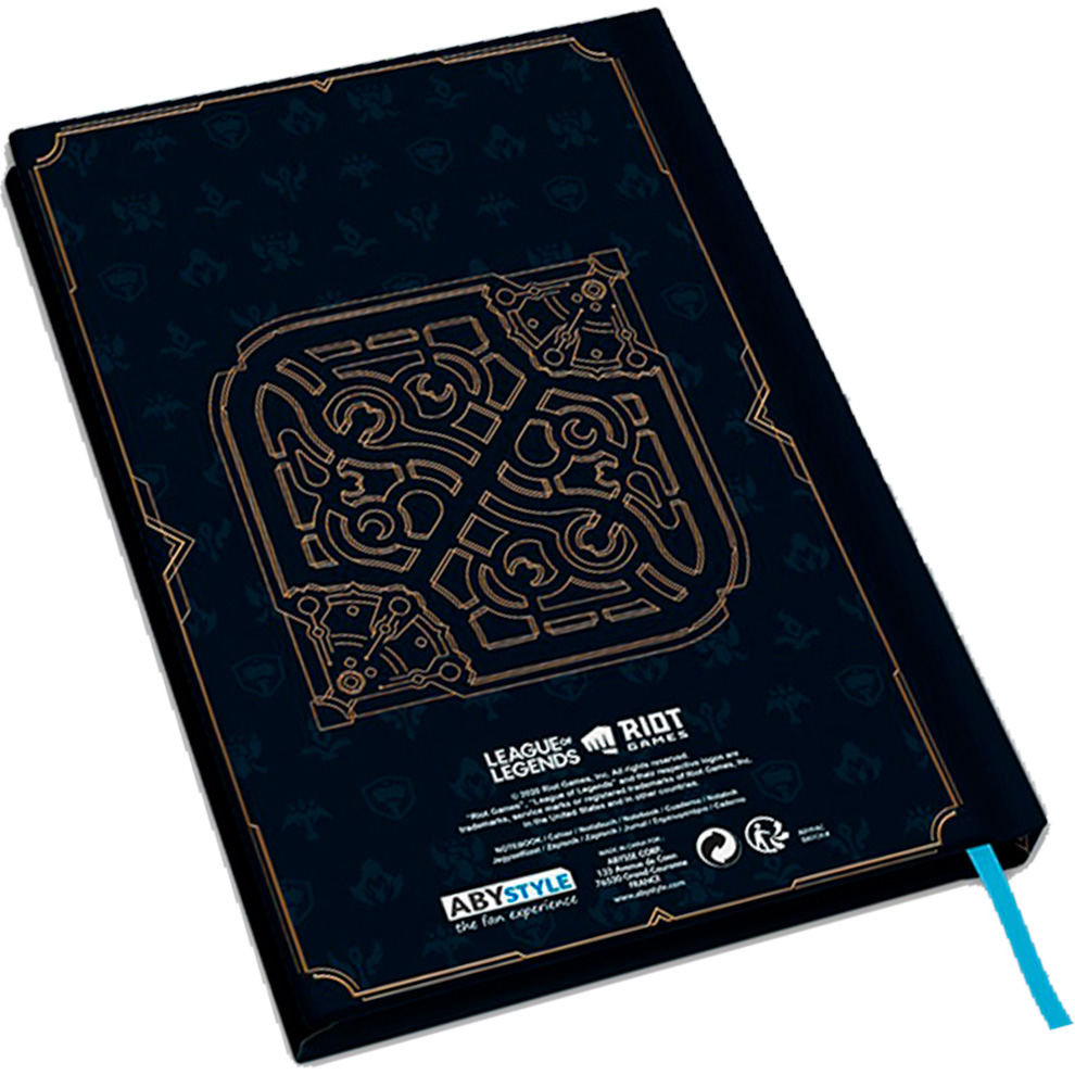 Нотатник ABYSTYLE League of Legends Hexteck Logo (ABYNOT065) Колір синій