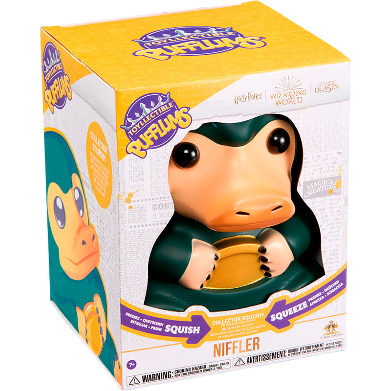 Іграшка антистрес NOBLE COLLECTION FANTASTIC BEASTS Niffler Pufflums Сквіш (NN8167) Колір зелений