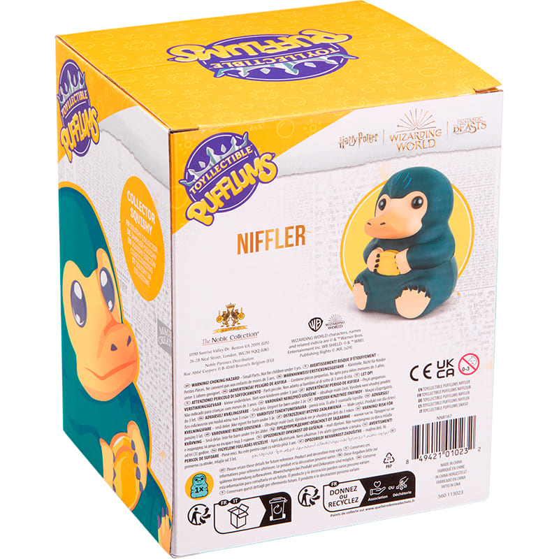 Іграшка антистрес NOBLE COLLECTION FANTASTIC BEASTS Niffler Pufflums Сквіш (NN8167) Матеріал Поліуретан