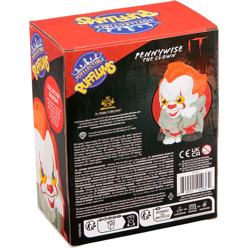 Замовити Іграшка антистрес NOBLE COLLECTION IT Pennywise Pufflums Сквіш (NN8463)