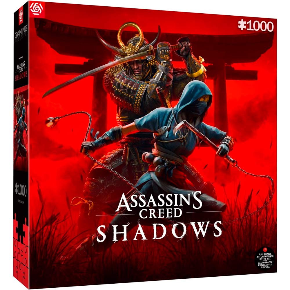 Пазл GOODLOOT Assassin’s Creed Shadows Naoe & Yasuke 1000 эл (5908305247913) Особенности 68 х 48 см размер в собранном виде;