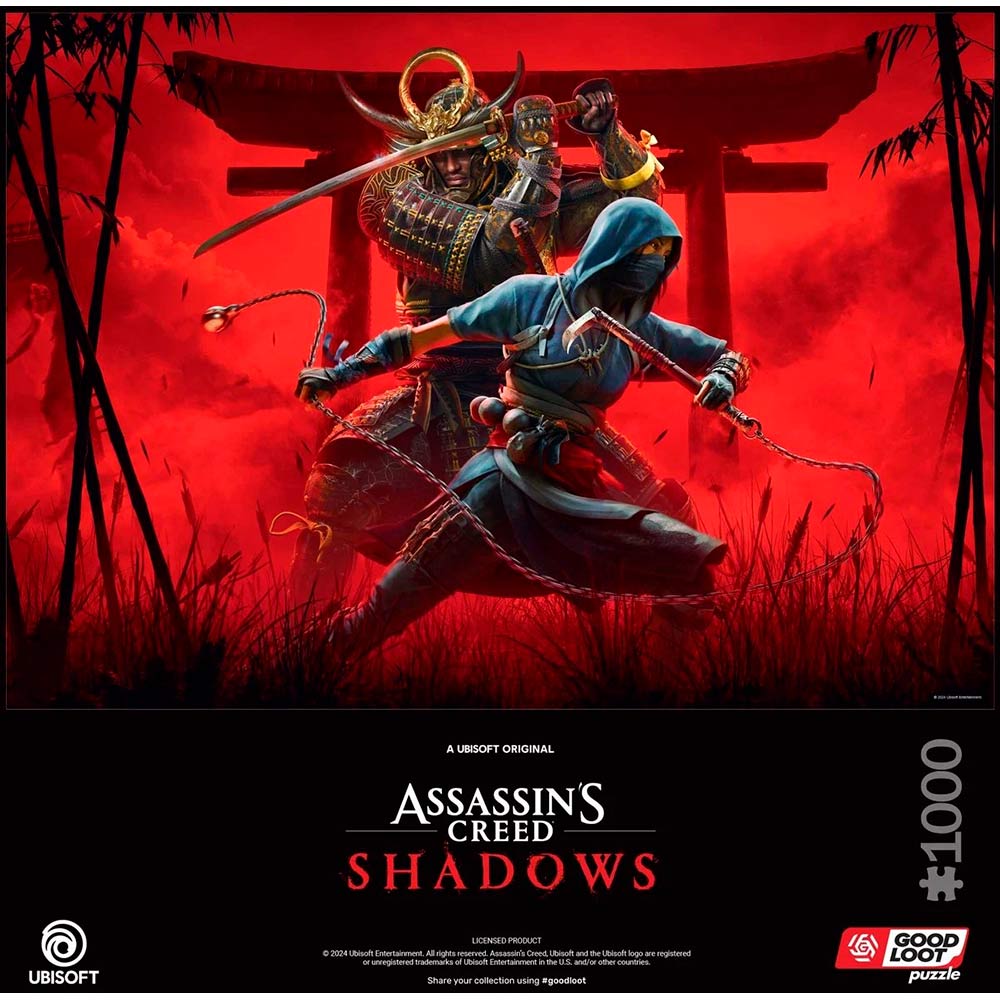 Заказать Пазл GOODLOOT Assassin’s Creed Shadows Naoe & Yasuke 1000 эл (5908305247913)