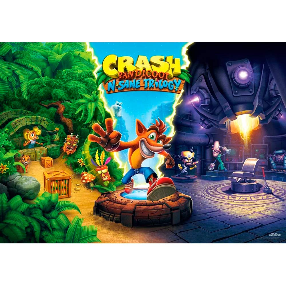 Пазл GOODLOOT Crash Bandicoot N Sane Trilogy 1000 эл Материал Картон
