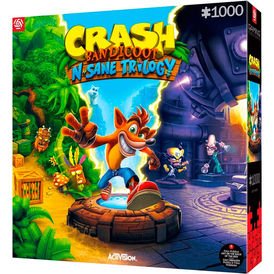 Пазл GOODLOOT Crash Bandicoot N Sane Trilogy 1000 эл Особенности 68 х 48 см размер в собранном виде;