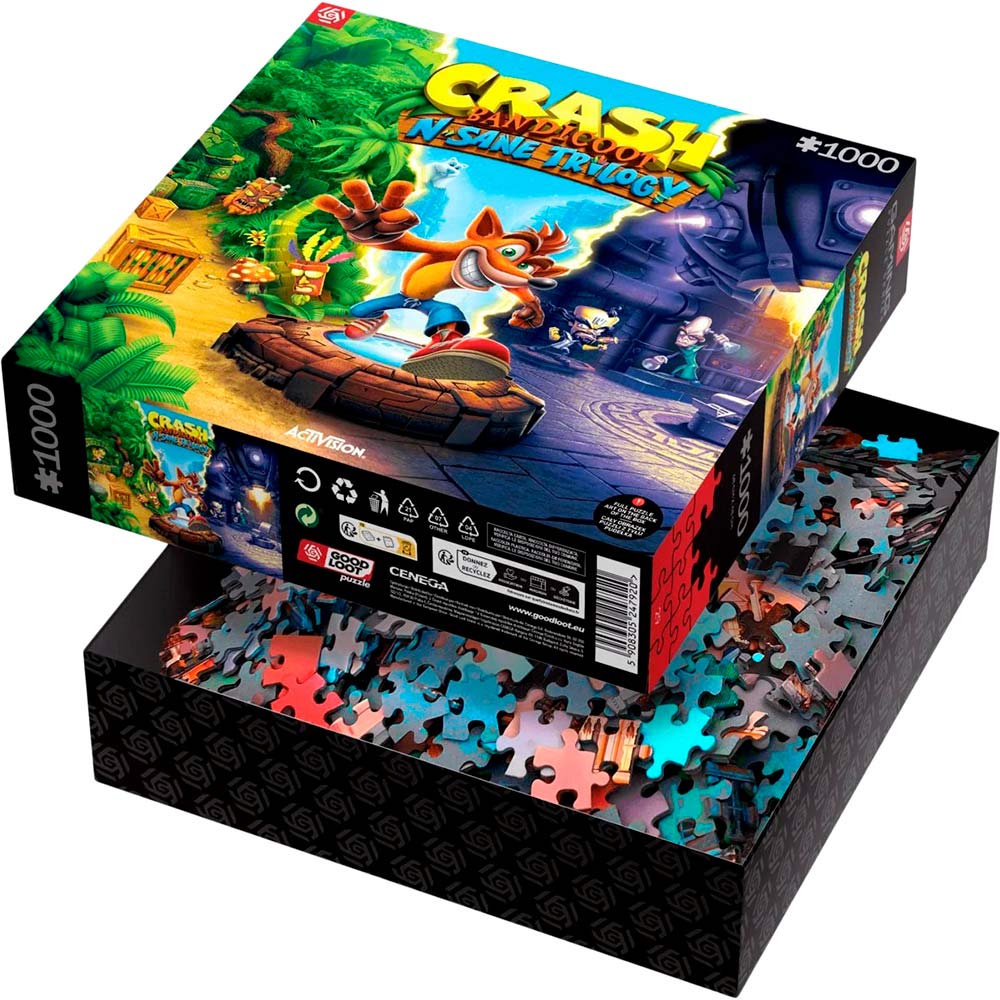 Фото Пазл GOODLOOT Crash Bandicoot N Sane Trilogy 1000 эл