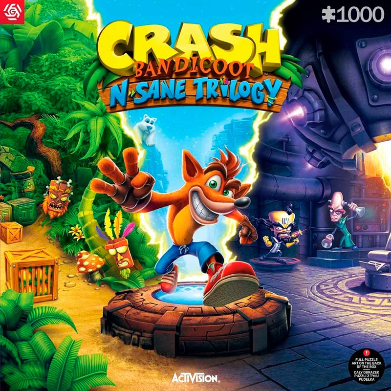 Внешний вид Пазл GOODLOOT Crash Bandicoot N Sane Trilogy 1000 эл