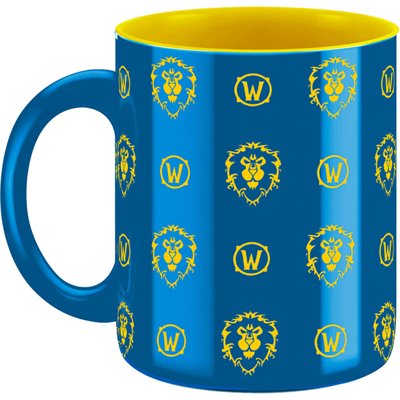 Кружка BLIZZARD WORLD OF WARCRAFT Alliance pattern 325 мл (FWWMUG24BKAll0001) Материал Керамика
