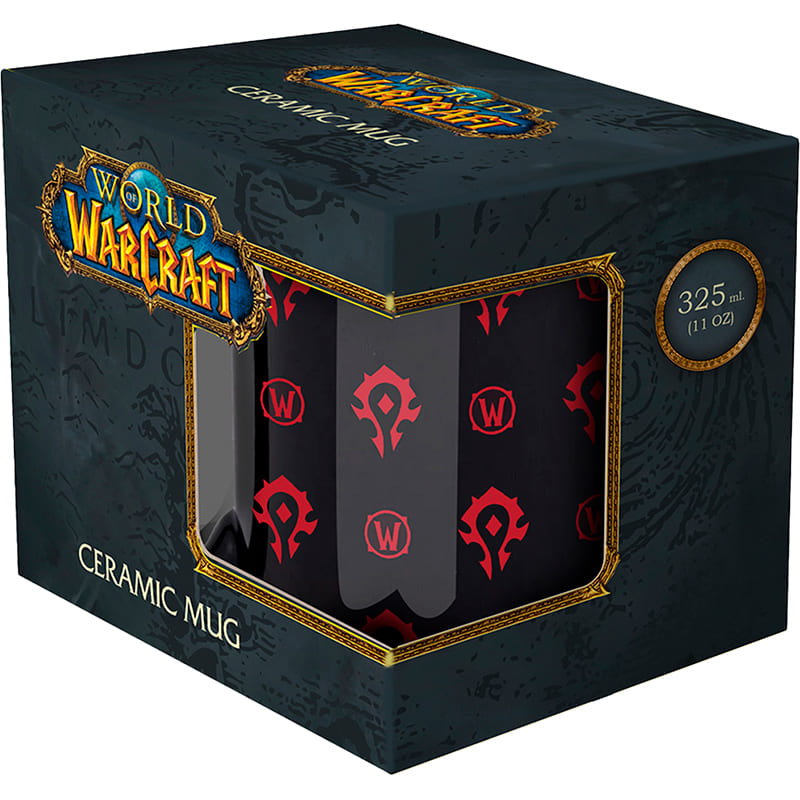 Кружка BLIZZARD WORLD OF WARCRAFT Horde pattern 325 мл (FWWMUG24BKHOR0001) Тематика World of Warcraft