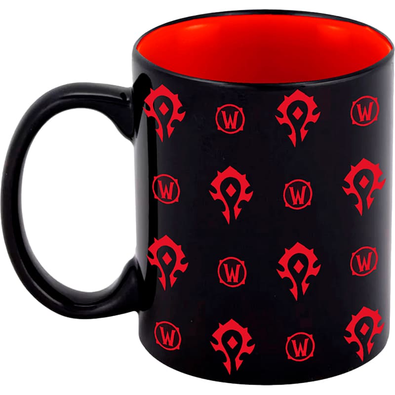 Кружка BLIZZARD WORLD OF WARCRAFT Horde pattern 325 мл (FWWMUG24BKHOR0001) Материал Керамика