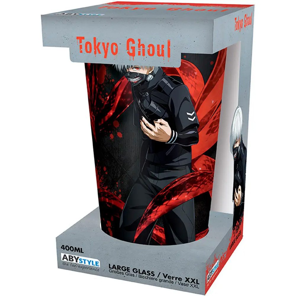 Стакан ABYSTYLE TOKYO GHOUL Kaneki and Mask 400 мл Black (ABYVER186) Тематика Tokyo Ghoul