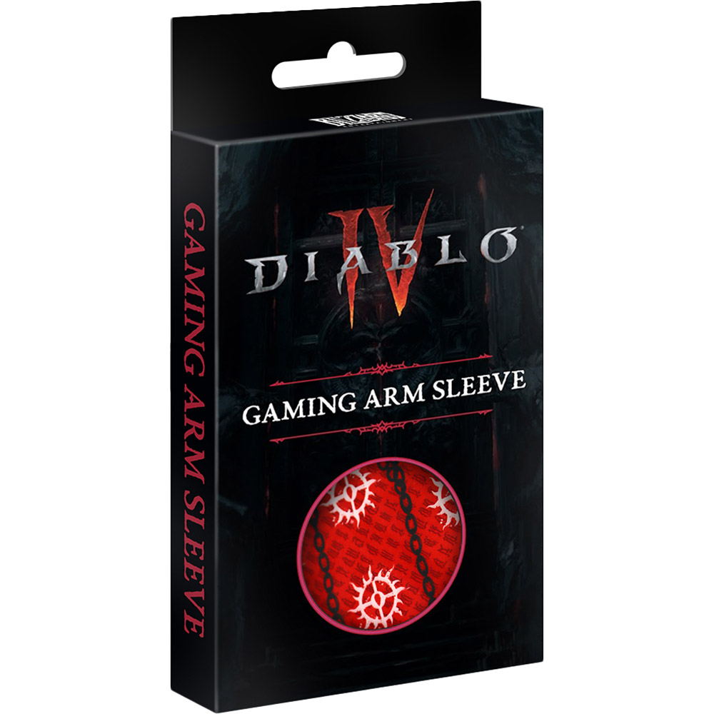 Внешний вид Геймерский рукав BLIZZARD DIABLO IV Cathedral of Light XL Red (FD4SLEEVLIGHT00XL)