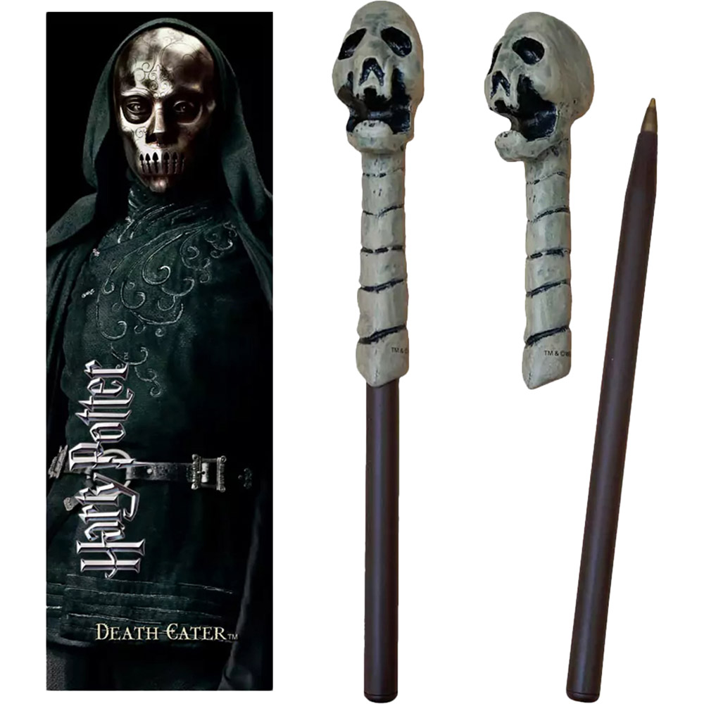 Ручка с закладкой NOBLE COLLECTION HARRY POTTER Death Eater Wand Skull (NN7953)