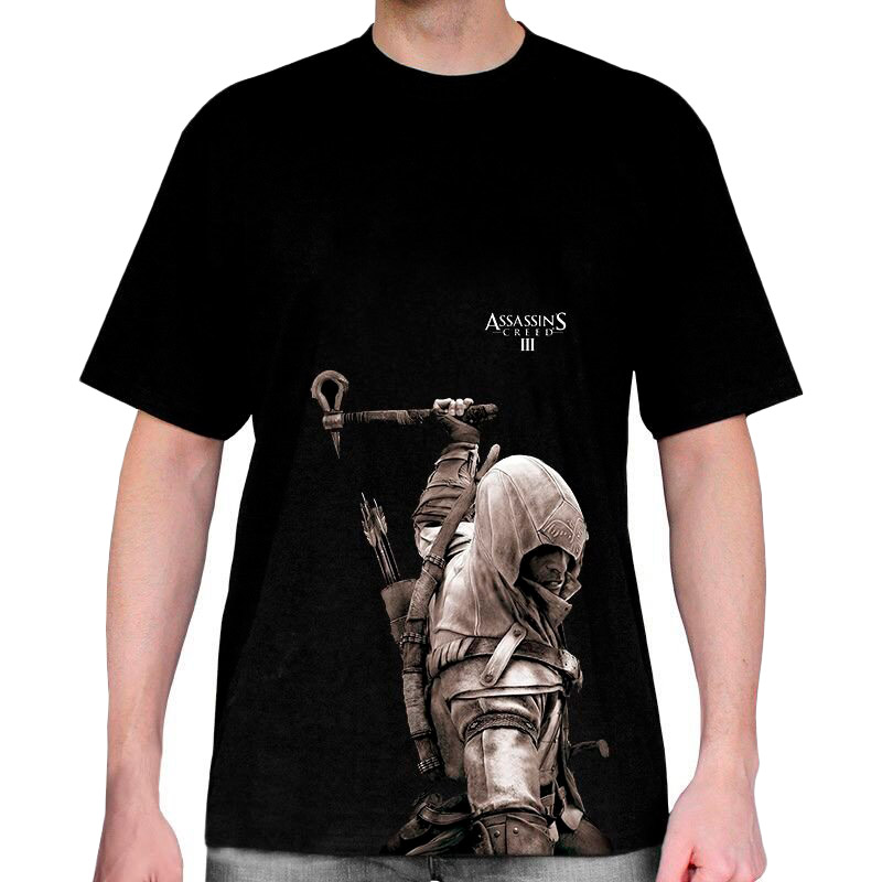 

Футболка ABYstyle ASSASSIN'S CREED ASC III Connor M (ABYTEX193M), Футболка "ASC III Connor" чол. чор., р. M