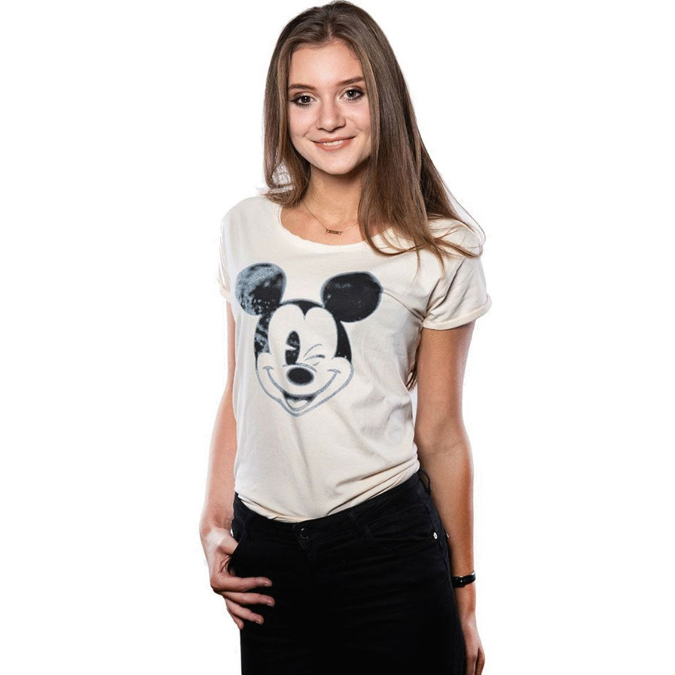 

Футболка женская Good Loot Disney Mickey Blinking Микки M (5908305224853), Футболка Міккі підморгує, жіноча, р. M