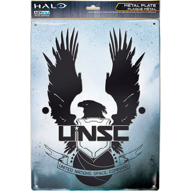 

Картина HALO UNSC 28x38 см (ABYPLA017), Металева табличка "UNSC" (28x38)