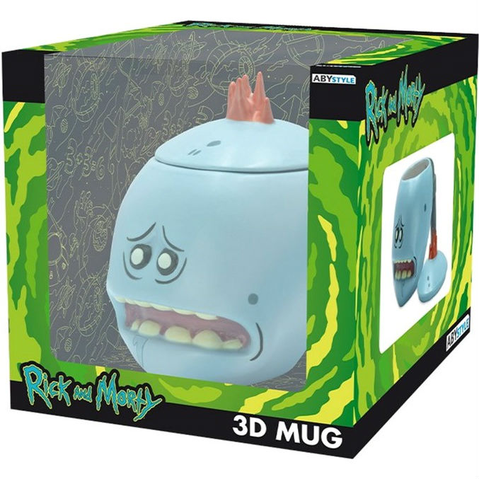 Чашка 3D ABYstyle Rick and Morty Mr. Meeseeks 450 мл (ABYMUG675) Особливості 450 мл