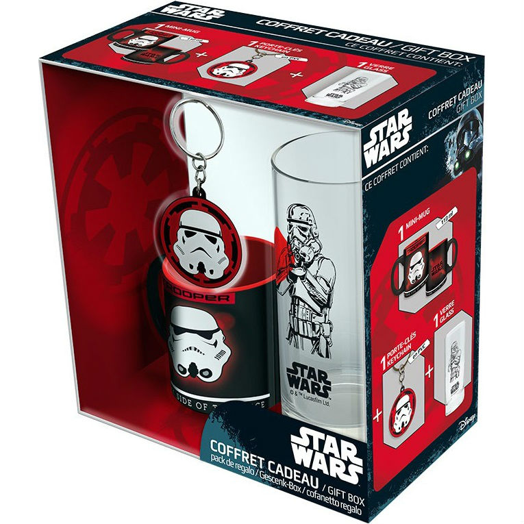 

Подарочный набор ABYstyle Star Wars Trooper стакан + брелок + мини чашка Штурмовик (ABYPCK084), Подарунковий набір чашка з акс. "Trooper"