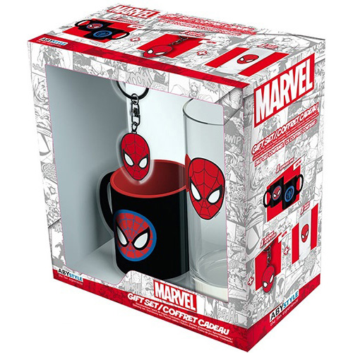 

Подарочный набор ABYstyle Marvel Spider-man стакан + брелок + миничашка (ABYPCK158), Подарунковий набір MARVEL Spider-man