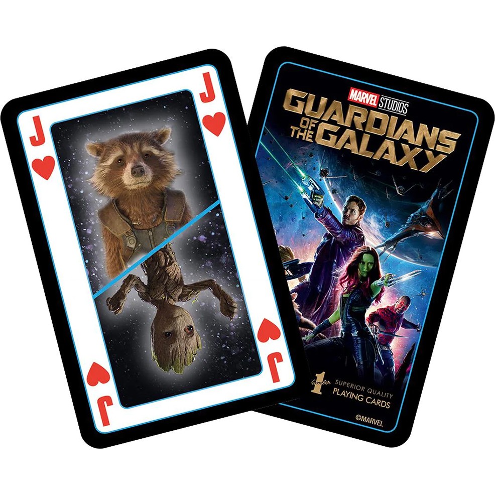 Фото 2 Гральні карти WINNING MOVES MARVEL Guardians of the Galaxy Waddingtons No.1 (WM03941-EN1-12)