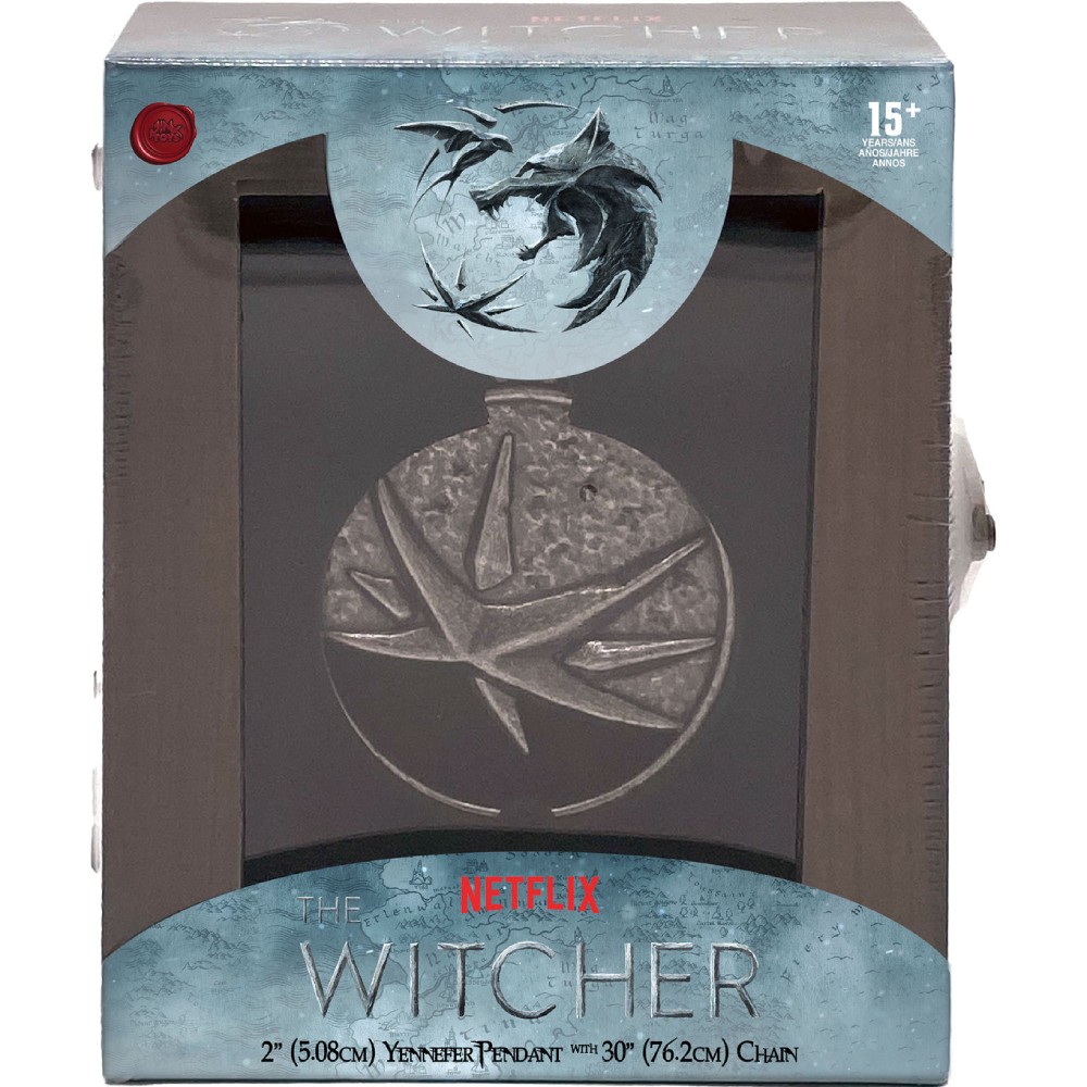 Медальон JINX WITCHER Netflix Yennefer Medallion Necklace (12019-NAA-00-OSS-000) Цвет серебристый