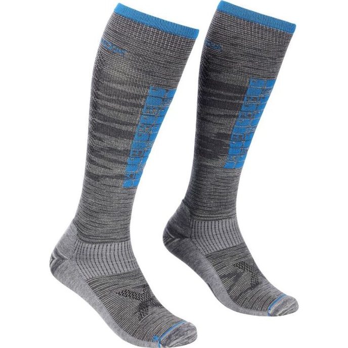 Шкарпетки ORTOVOX SKI COMPRESSION LONG SOCKS M 42-44 grey blend (025.001.0122)