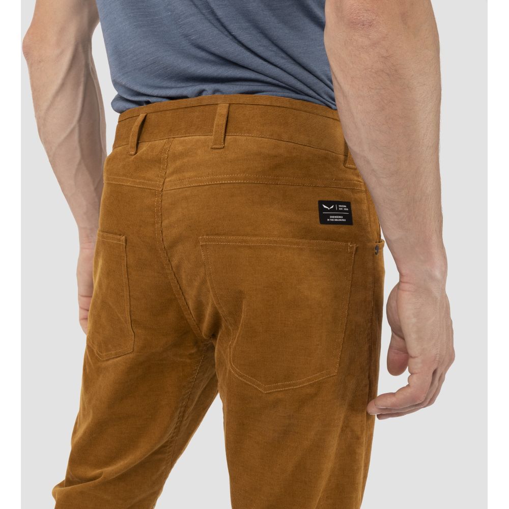 Штаны SALEWA FANES CORD HEMP PANT M 28688 7020 48/M Коричневый (013.012.0813) Пол мужская