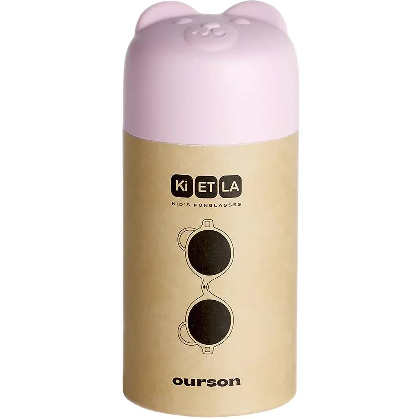 Сонцезахисні окуляри KI ET LA OURSON 1-2 Light Pink (68109) Розділ аксесуари
