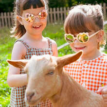 Сонцезахисні окуляри KI ET LA OURSON 2-4 Peach (63029)