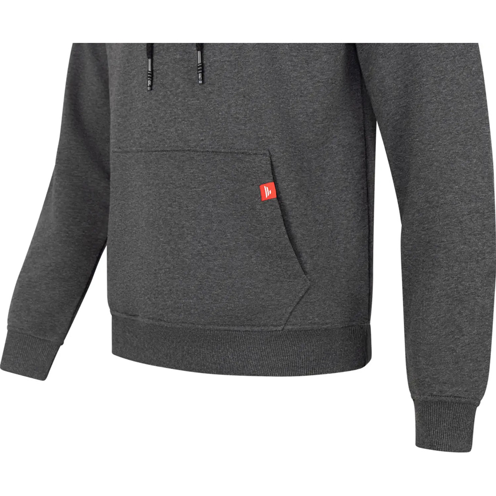 Кофта FAVORITE Black Logo XXL Dark Grey Melange (1693.09.45) Вид худі