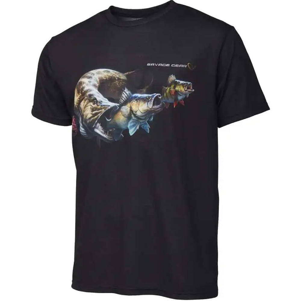 Футболка SAVAGE GEAR Cannibal T-Shirt S Black (71577)