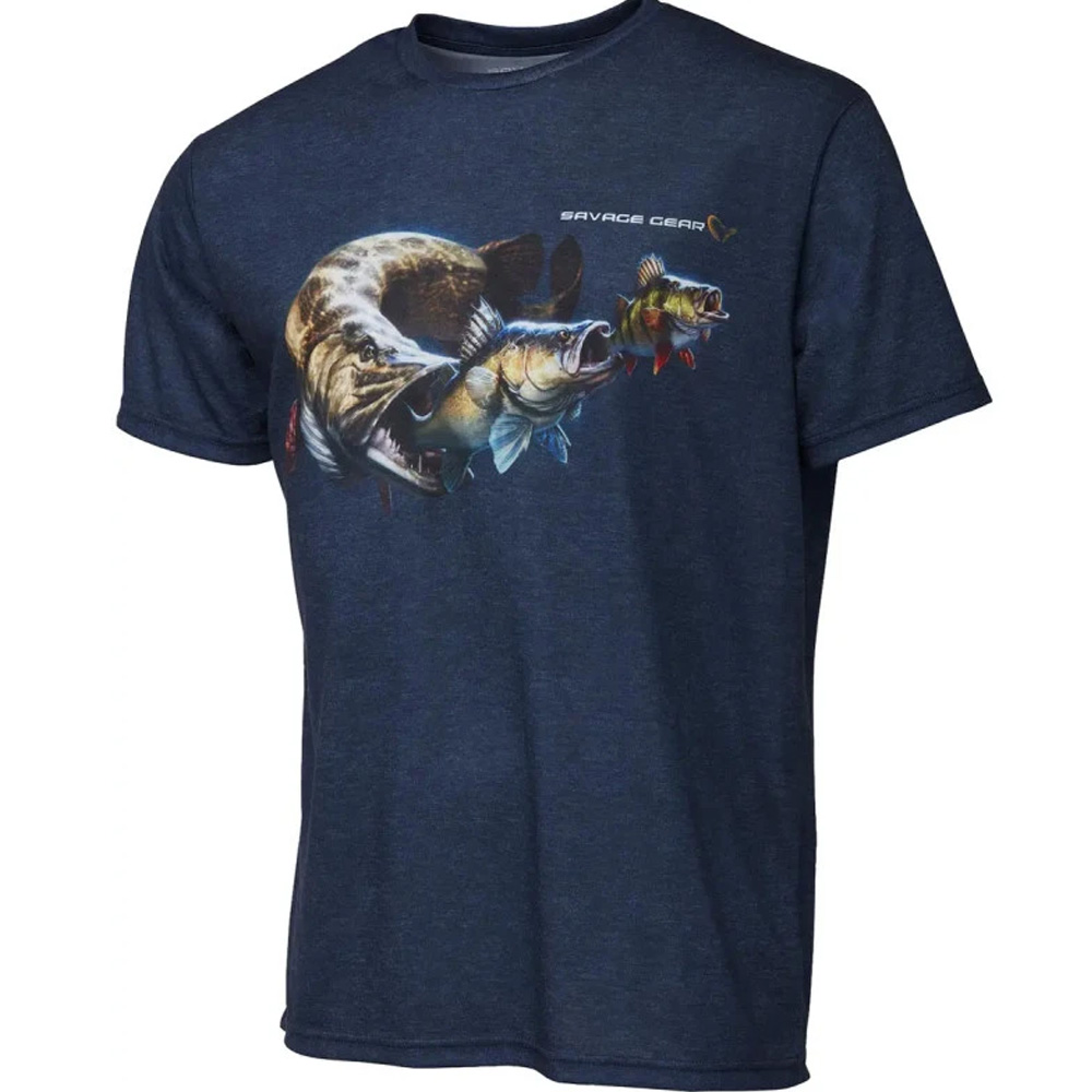 Футболка SAVAGE GEAR Cannibal T-Shirt S Blue (71582)