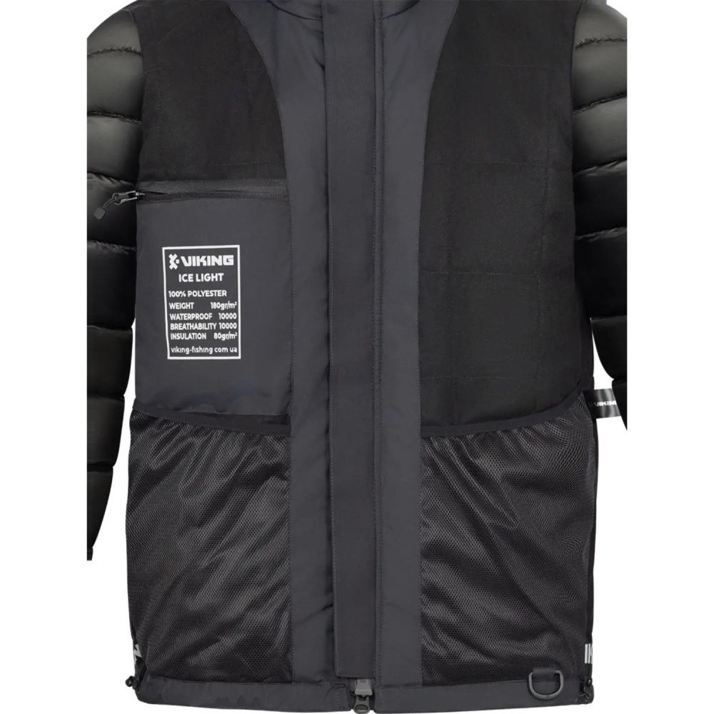 Внешний вид Куртка VIKING FISHING Ice Light XXL Black / Khaki (1919.08.92)