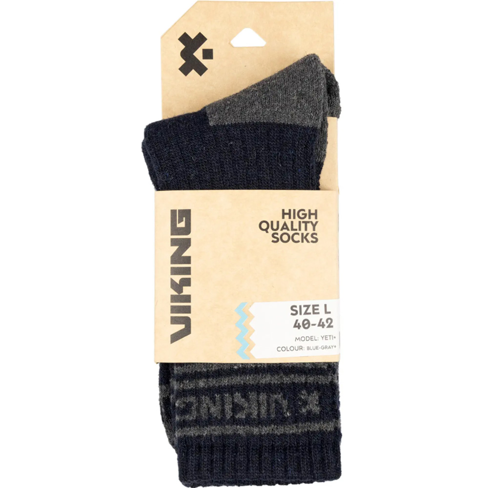 Шкарпетки VIKING FISHING Yeti 40-42 L Blue-Grey (1919.05.91) Стать жіноча