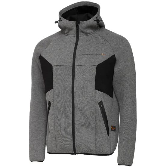 Реглан SAVAGE GEAR Tec-Foam Zip Hoodie M Dark Grey Melange (76586)