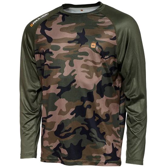 Реглан PROLOGIC UV Camo Long Sleeve T-Shirt XXL Green Camo (76494)