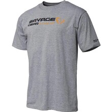 Футболка SAVAGE GEAR Signature Logo T-Shirt XL Grey melange (73652)