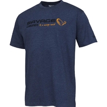 Футболка SAVAGE GEAR Signature Logo T-Shirt M Blue melange (73655)