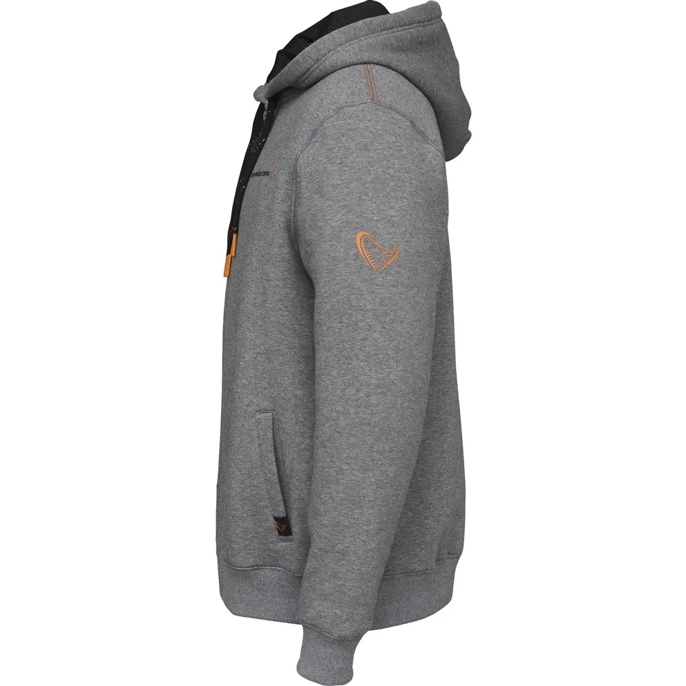 Толстовка SAVAGE GEAR Classic Zip Hoodie XXL Grey Melange (73696) Стать чоловіча