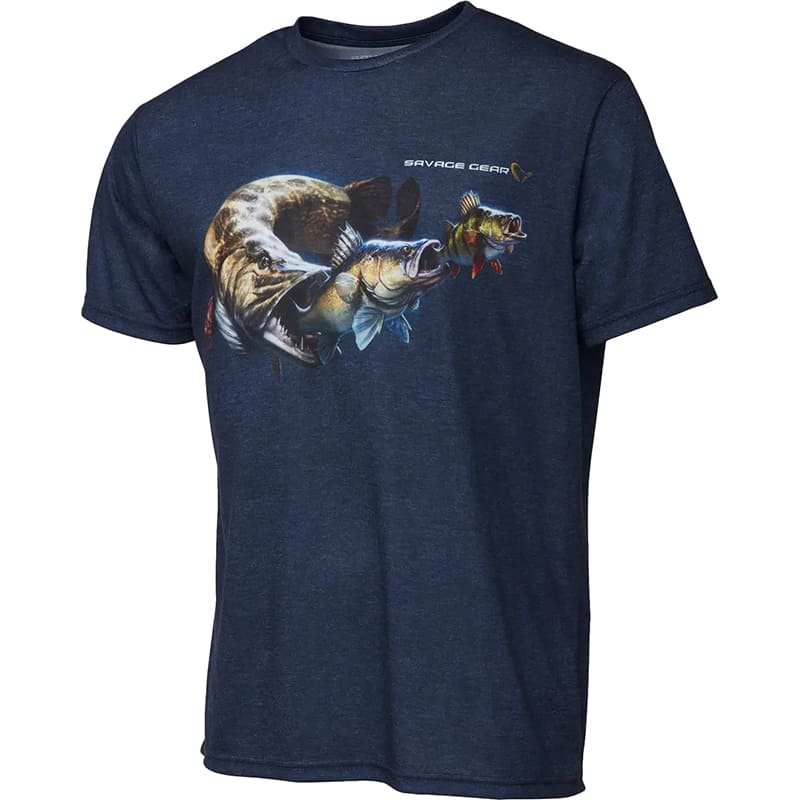 Футболка SAVAGE GEAR Cannibal T-Shirt M Blue (1854.44.42)