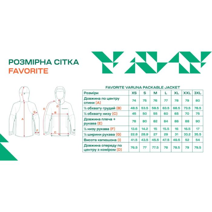 Замовити Куртка FAVORITE Varuna Packable Jacket 2XL Grey (1693.56.00)
