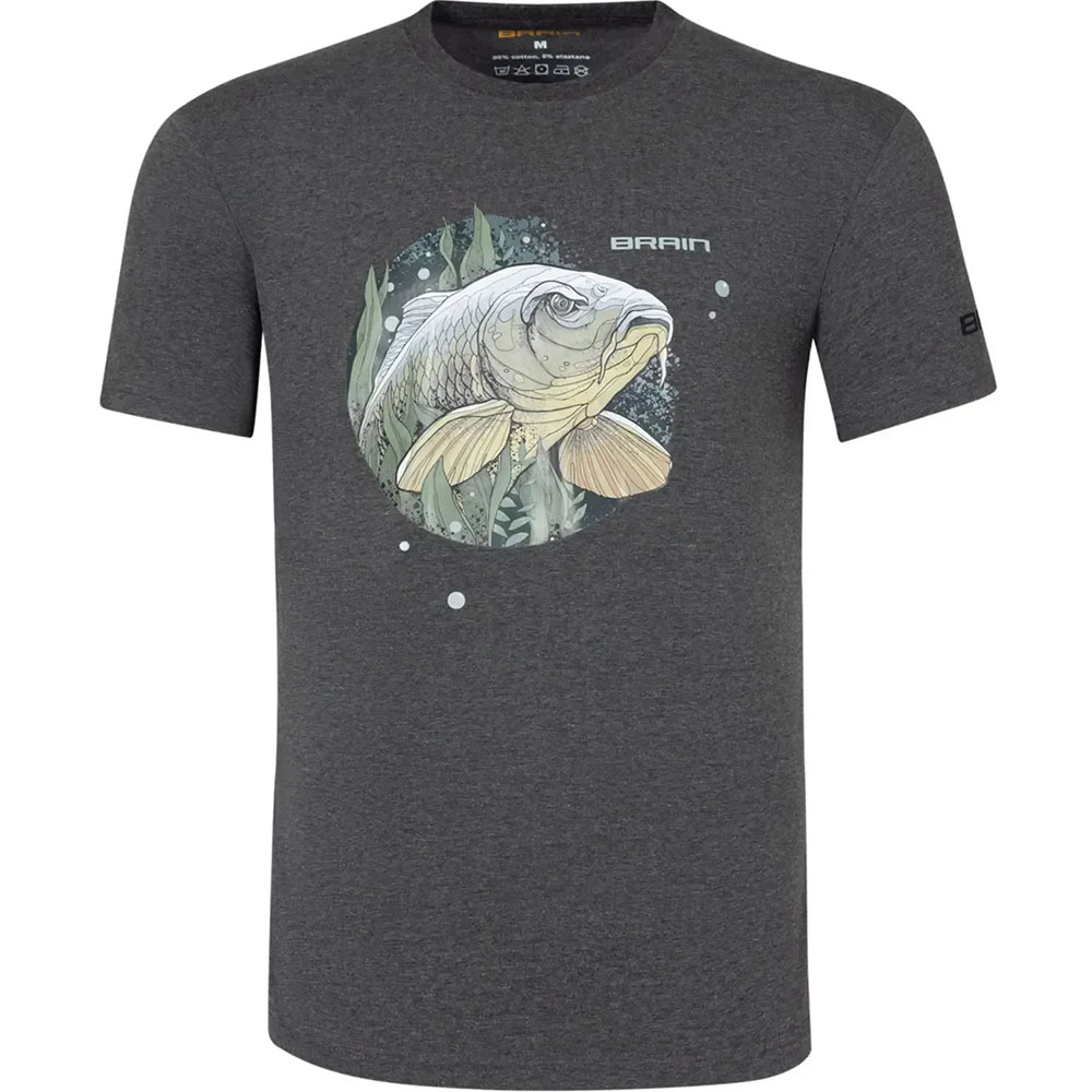 Футболка BRAIN GrumpyCarp XXL Dark Grey Melange (1919.06.04)