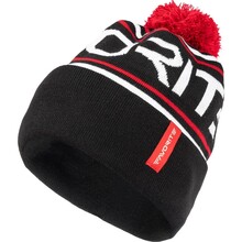 Шапка FAVORITE Pompon Hat 56 Black White Logo (1693.08.85)