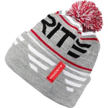 Шапка FAVORITE Pompon Hat 56 Gray Black Logo (1693.08.86)