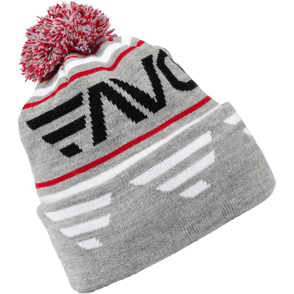 Шапка FAVORITE Pompon Hat 56 Gray Black Logo (1693.08.86) Стать чоловіча